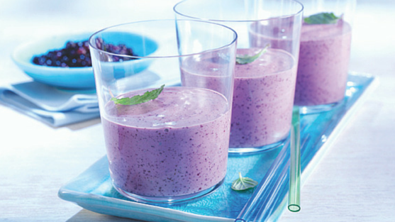 wild blueberry smoothie