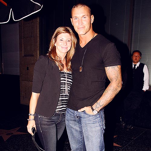 Samantha Speno with randy orton