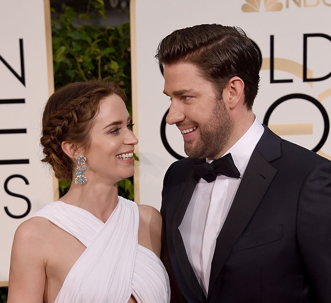 John Krasinski and Emily Blunt