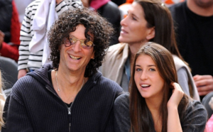 Ashley with her father Howard Stern