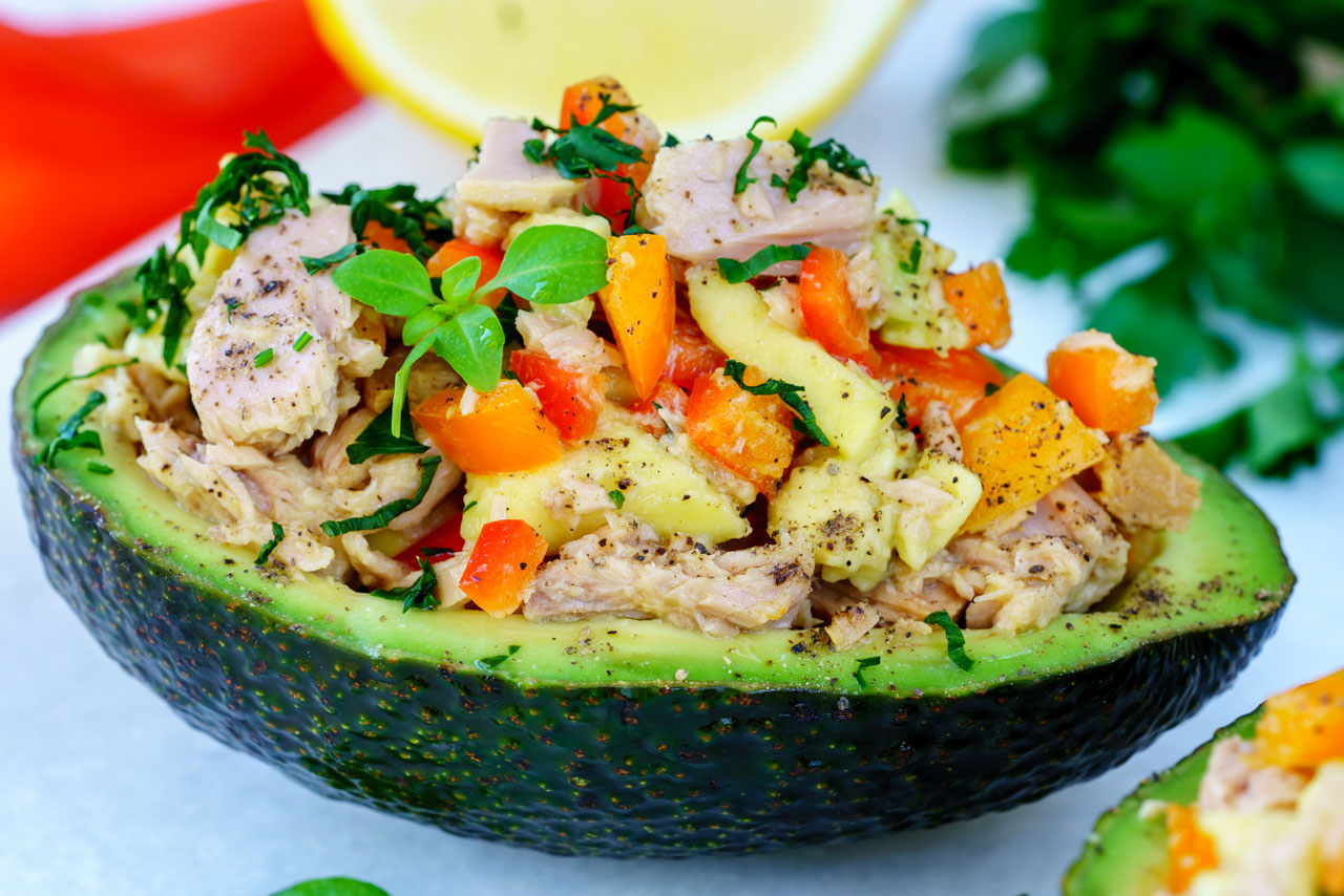 Tuna Stuffed Avocado