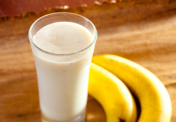 milk and bananas