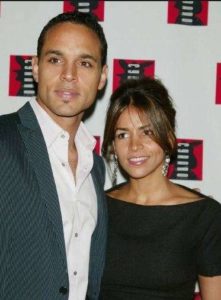 Daniel Sunjata with his ex-girlfriend Rosalba Sierra