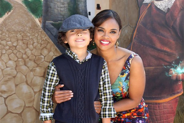 Sharon leal and her son
