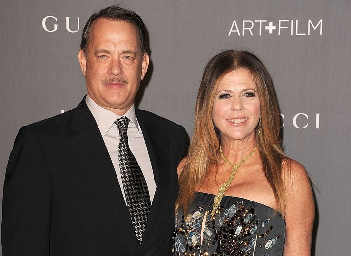 Tom Hanks with his first wife