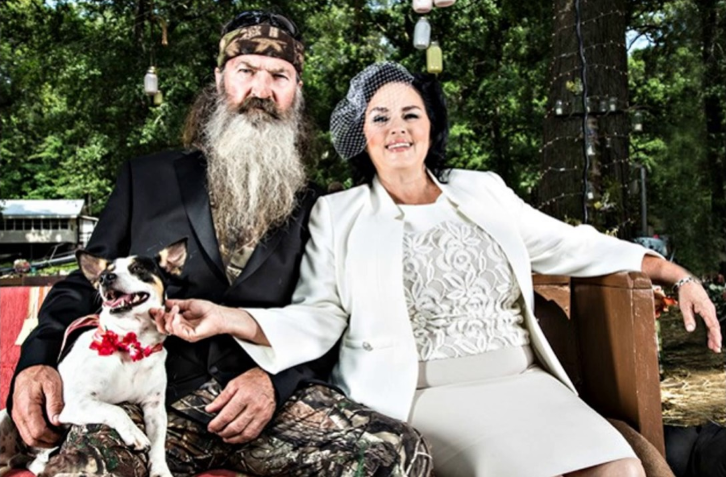 Phil and wife Kay Robertson
