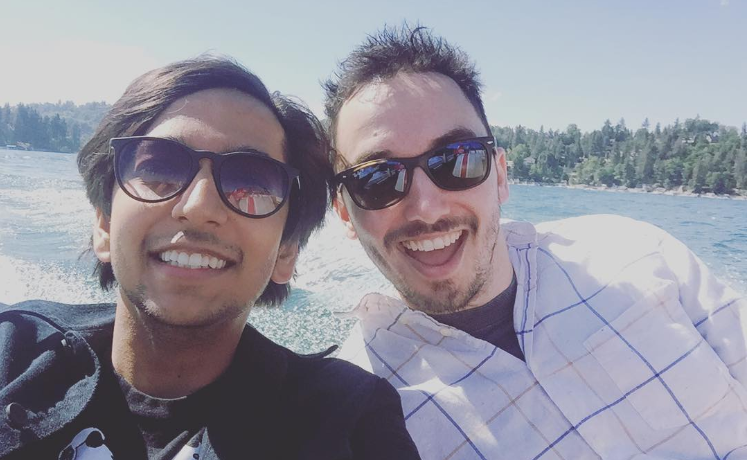 Nik and his boyfriend Michael P Johnson