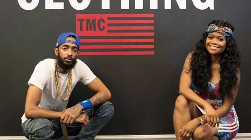 Karen Civil and Nipsey Hussle