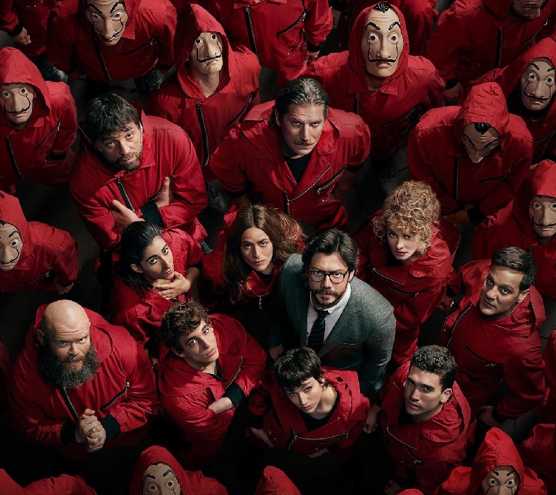 Alba Flores in la casa de papel