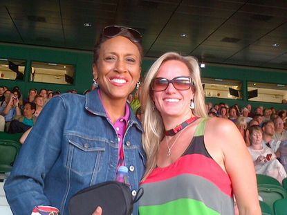 Amber Laign with Robin Roberts