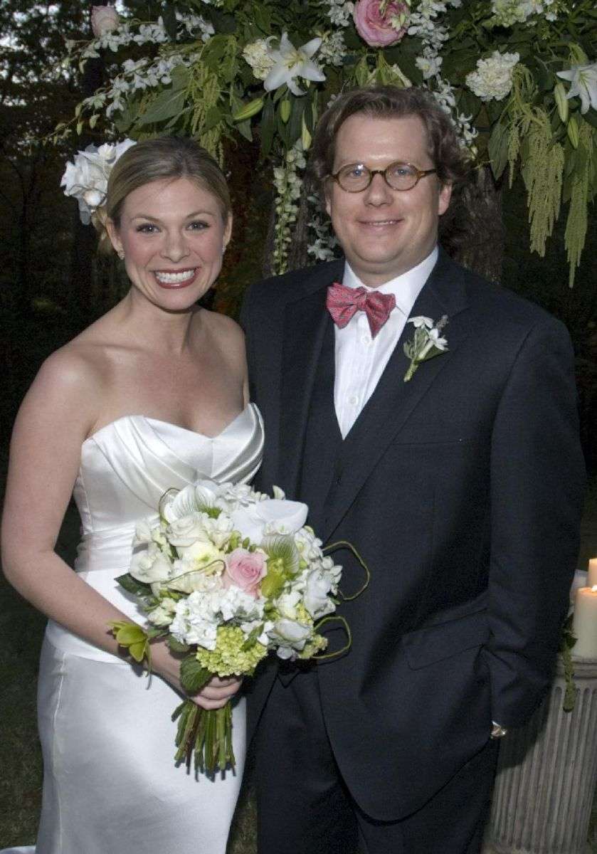 Jessica Dean in her wedding