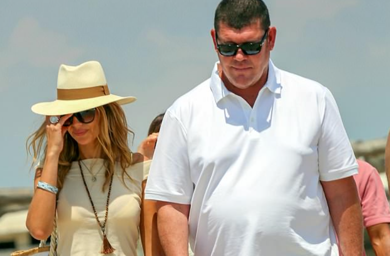 Kylie Lim and James Packer