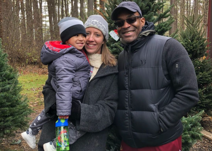 Lindsay Gottlieb and her husband Patrick and son