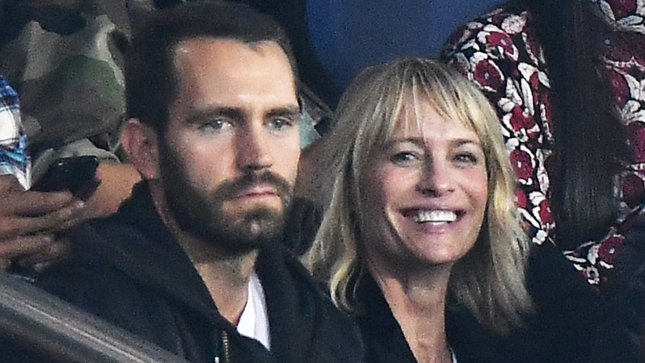 Clement Giraudet and actress Robin Wright 