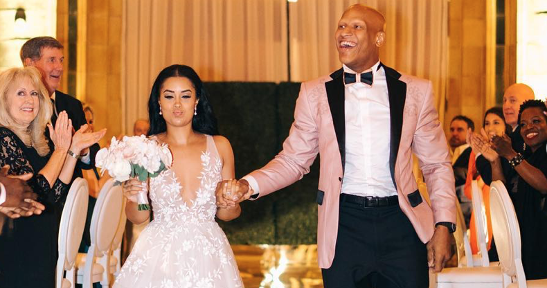 Ryan Shazier and wife Michelle Rodriguez