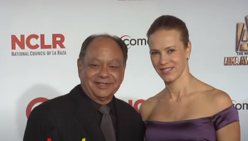 Cheech Marin and Natasha Rubin