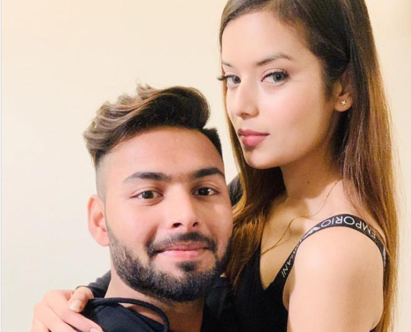 Rishabh Pant and Isha Negi