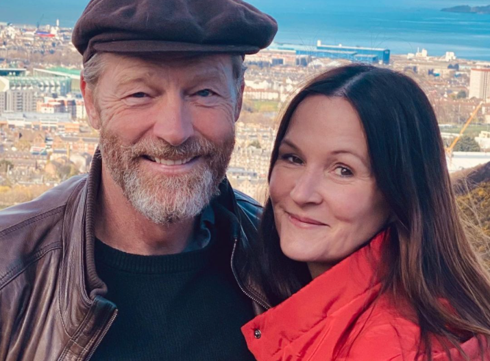 Iain Glen and Charlotte Emmerson