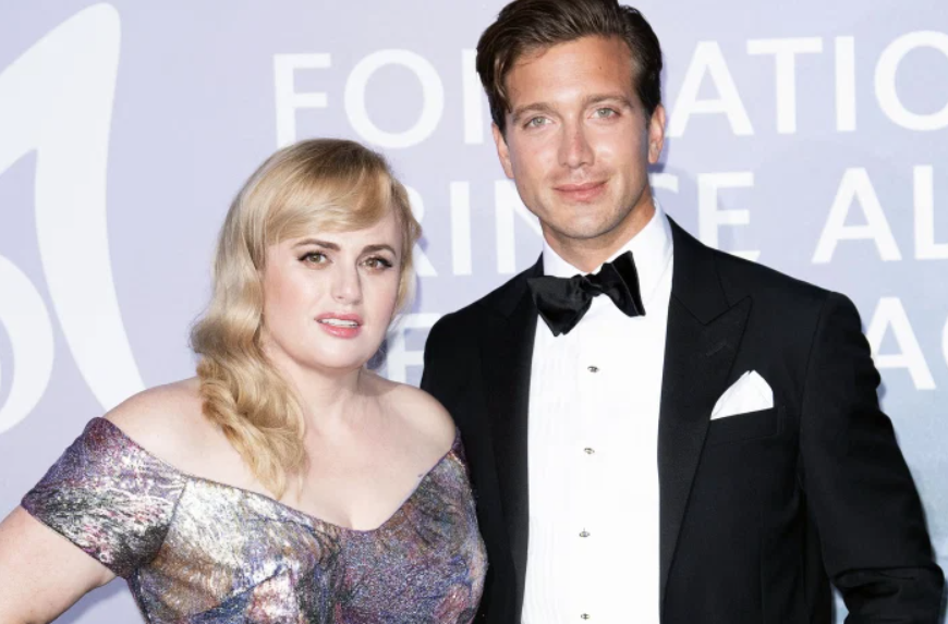 Jacob Busch and Rebel Wilson