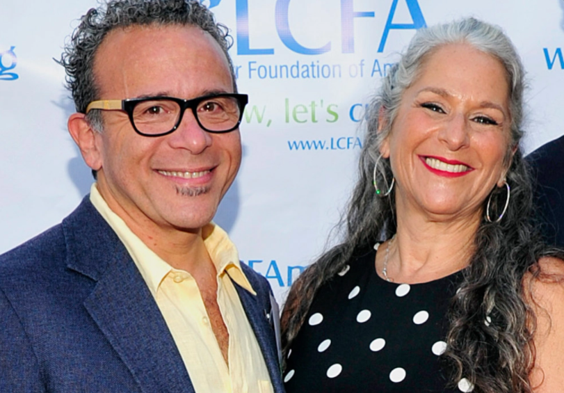 Marta Kauffman and ex-husband Michael Skloff