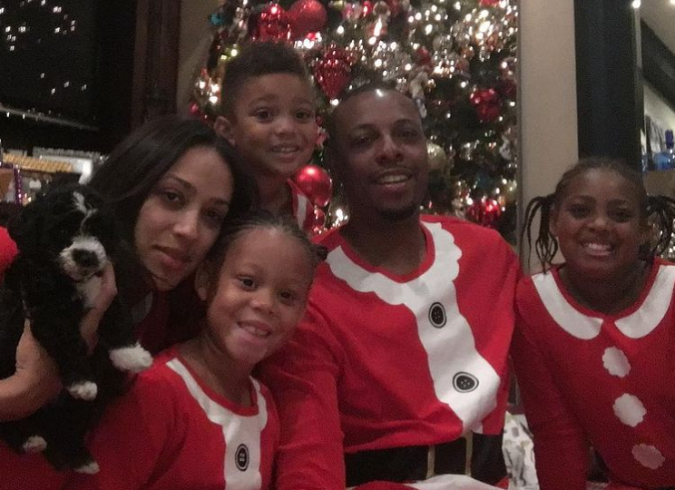 Paul Pierce with his family
