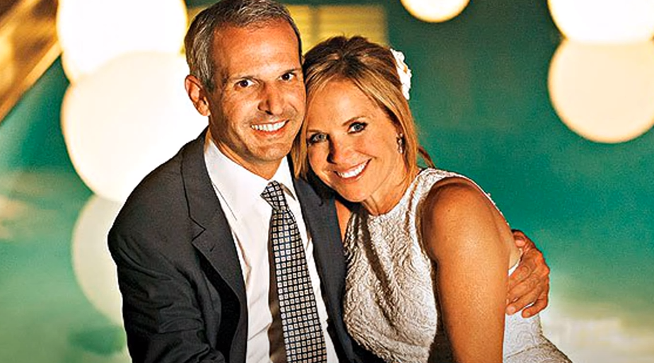 Katie Couric and John Molner