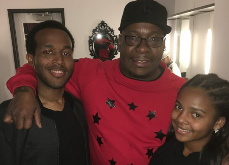 Young with sis and Bobby Brown