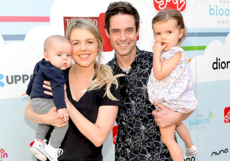 Ali Fedotowsky with her husband Kevin and kids