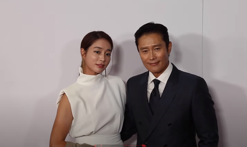 Lee Min Jung and Lee Byung Hun