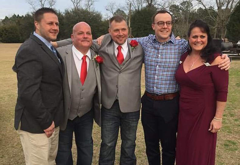 Sherri Glezman with her husband and children