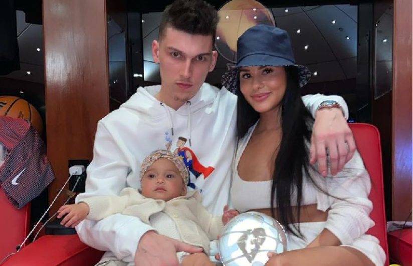 Katya Elise Henry and Tyler Herro