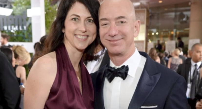 MacKenzie and Jeff Bezos