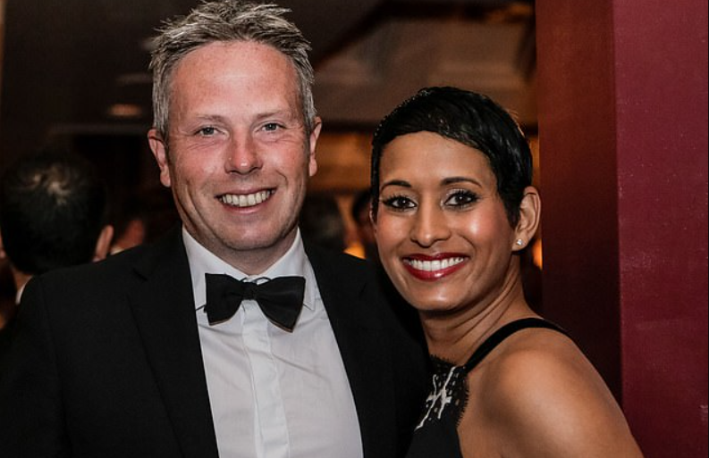 Naga Munchetty and James Haggar