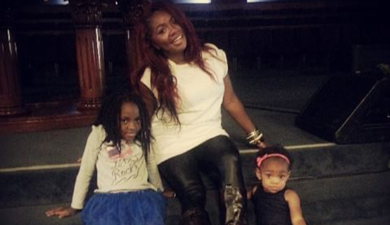 Sicily Sewell with her daughters